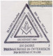 250 Years Of Freemasonry In Austria, First Masonic Stamp Advertising Show In Masonry Museum ROSENAU CASTLE, Compass, FDC - Francmasonería