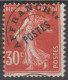 RARETE N°43 (58)b SURCHARGE à CHEVAL RR En VERTICAL Neuf** TBE GARANTIE VSO CERES Cote 500€ - 1893-1947
