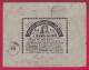 ENVELOPPE ILLUSTREE PARIS 1893 TAXE 10C NOIR DUVAL 2 PRESENTATIONS VIENNE ISERE RETOUR BUREAU CENTRAL PARIS LETTRE - 1877-1920: Semi Modern Period