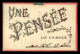 70 - VESOUL - UNE PENSEE - CARTE FANTAISIE - PAILLETTES - Vesoul