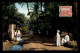 SCENES ET TYPES - SAHARA - LEHNERT ET LANDROCK - PASSAGE DANS L'OASIS - CARTE COLORISEE - Afrique