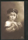AK Kleines Mädchen Mit Krätzchen Faltet Betend Die Hände, Kinder Kriegspropaganda  - Weltkrieg 1914-18