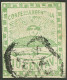 ARGENTINA: GJ.2, 10c. Green, With Wreathed SALTA-FRANCA Cancel, VF Quality, Signed By Solari On Back. - Autres & Non Classés