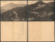 AUSTRIA: SEMMERING: Foldout QUADRUPLE Postcard! Nice General View Circa 1900, The Card Got Separated Into Two Halfs, Unu - Otros & Sin Clasificación