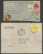 SPAIN: 2 Airmail Covers Sent To Argentina 1937 And 1956, Interesting! - Sonstige & Ohne Zuordnung