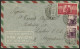 ITALY: 17/MAR/1949 Genova - Argentina, Airmail Cover Franked With 140L. Including One 100L. Red Democratica, VF! - Unclassified