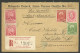 PERU: 25/JA/1901 Lima - Germany, Registered Cover Franked With 1.08S., With Attractive Seals On Back Of Eduardo Polack,  - Pérou