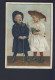 LION COFFEE VTC - C.1800s THE YANKEE BOY & GIRL TRAVELING English Costume - Sonstige & Ohne Zuordnung