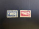 20-4-2024 (stamp) 2 Used Stamp - FRANCE - Poste Aerienne (1,50  X 2) - 1927-1959 Gebraucht