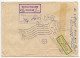 Germany East 1969 Registered Cover; Karl-Marx-Stadt To Hannover; Insect Stamps; Tauschsendung Exchange Control Label - Cartas & Documentos