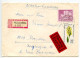 Germany East 1976 Registered Express Cover; Finsterwalde To Dresden; Orchid Flower Stamps; Bahnpost Postmarks - Lettres & Documents