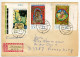 Germany, East 1979 Registered Cover; Premnitz To Vienenburg; Indian Miniature Art Paintings Stamps - Storia Postale