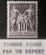 LP3028/21 - FRANCE - SAGE TYPE II N°89 NEUF* LUXE - TRES BON CENTRAGE >>> Signé JAMET Expert - 1876-1898 Sage (Tipo II)