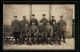 Foto-AK Kriegsgefangene Im Winter  - Oorlog 1914-18