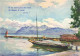 13972040 MORGES_VD Hafen Genfersee Alpenblick Kuenstlerkarte - Sonstige & Ohne Zuordnung