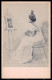 Artist Signed Illustratori Orazi Lady Art Nouveau Viennoise Postcard VK5679 - Autres & Non Classés