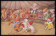 Artist Signed K. Feiertag ? Dressed Bear Bonzo Dog Circus BKWI 79-2 Pc VK6121 - Autres & Non Classés