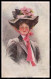 Artist Signed Philip Boileau Fashion Little Lady Demure Reinthal Postcard VK5628 - Autres & Non Classés