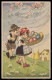 Artist Signed Chiostri Children Easter Ballerini 263 CORNERS CREASED Pc VK6037 - Autres & Non Classés