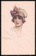 Artist Signed Bompard Fashion Glamour Lady Mode Serie 914-5 Pc VK5975 - Sonstige & Ohne Zuordnung