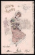 Artist Signed Illustratori Lady Christmas Viennoise Serie 214-3 Postcard VK7093 - Sonstige & Ohne Zuordnung