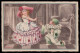 Artist Signed Bertiglia Children Pierrot Serie 2460 Postcard VK6142 - Sonstige & Ohne Zuordnung