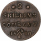 Norvège, Frederik VI, 2 Skilling, 1810, Bronze, TTB, KM:280 - Norway