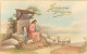 Joyeuses Paques -  Jesus Berger Moutons     Q 2549 - Easter