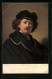 AK Maler Rembrandt Im Halbporträt  - Entertainers