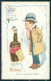 Teschio Scheletro Skeleton Whisky Depends Cartolina Postcard QT5079 - Other & Unclassified