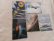 LOT DE 5  CARTES AVIONS DE LA COMPAGNIE AERIENNE LUFTHANSA  (vente 2.00) - 1946-....: Ere Moderne