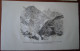 Delcampe - Alpes : Quatre Gravures Anciennes Du Club Alpin (1886) - Historische Dokumente