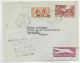 MARTINIQUE 10FR+15FR LETTRE COVER AVION FORT DE FRANCE 9.10.1948 POUR PARIS 1ERE LIAISON MARTINIQUE PORTO RICO - Cartas & Documentos