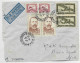 INDOCHINE 4CX2 DOUMER +20CX2+ PA 66CX2 LETTRE COVER AVION SAIGON 26.9.1948  T.O.E. COCHINCHINE POUR NICE - Covers & Documents