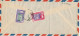 Iran Alliierte Censur Air Mail Cover Sent To Austria The Cover Is Bended And The Stamps Are On The Backside Of The Cover - Iran