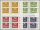 Schweden 4 Sonderblöcke Kpl. & Eintrittskarte STOCKHOLMIA 74 Im Offiz. Folder - Philatelic Exhibitions