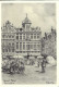 Brüssel, Grand Place, Illustration Signiert R. Quintyn, Nicht Gelaufen - Altri & Non Classificati