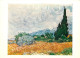 Art - Peinture - Vincent Van Gogh - Cornfield And Cypress Trees - CPM - Carte Neuve - Voir Scans Recto-Verso - Malerei & Gemälde