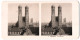 Stereo-Fotografie NPG, Berlin, Ansicht München, Blick Auf Die Frauenkirche Im Hintergrund Turm Des Rathaus Im Bauger  - Photos Stéréoscopiques