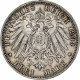Etats Allemands, BADEN, Frederick II, 3 Mark, 1909, Berlin, Argent, TTB, KM:280 - Sonstige & Ohne Zuordnung