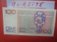 BELGIQUE 100 FRANCS 1978-1981 SANS SIGNATURE AU REVERS MORIN N°68 Peu Circuler Belle Qualité (B.18) - 100 Frank