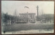 Cpa 24 Dordogne, Ribérac, Statue De La République Et Place De La Gendarmerie, éd MTIL Trèfle, écrite En 1908 - Riberac