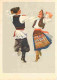 Folklore - Costumes - Dessin Ou Peinture - CPM - Voir Scans Recto-Verso - Costumes