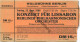 Deutschland - Berlin - Waldbühne 1988 - Konzert Für Lissabon - Berliner Philharmonisches Orchester - Dirigent Und Solist - Tickets D'entrée