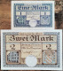 Lot 2 Billets Allemagne BECKUM 1 Et 2 Mark 01/11/1918 - UNC - Geiger 035 - Lokale Ausgaben