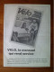 Lot 4 Publicité Magazine Vélo Le Mensuel Du Cyclotourisme Régional Présent Partout Qui Rend Service - Publicités