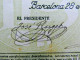 La Perfección SA, Beverages, Barcelona 1921 Share Certificate - Other & Unclassified