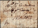 B9 - LETTERA  PREFILATELICA DA GENOVA A MILANO 1800 - 1. ...-1850 Prephilately