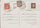 1942 - CARTE ENTIER PETAIN TAXE ! CP De BORDEAUX => CHATILLON SUR SEVRE (DEUX-SEVRES) - Standard- Und TSC-Briefe (vor 1995)