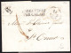 GREAT BRITAIN INTERESTING LETTER From LONDON > St OMER (F) 1830 Incoming Cancel ANGLETERRE PAR CALAIS ( JOHN WOOLLETT ) - ...-1840 Precursores